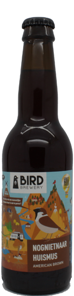 Bird Nognietnaar Huismus - american brown ale