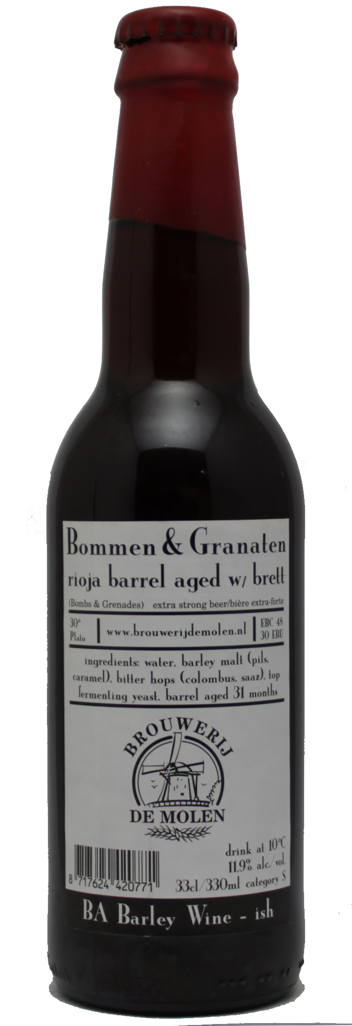 Molen Bommen & Granaten BA Rioja with Brett