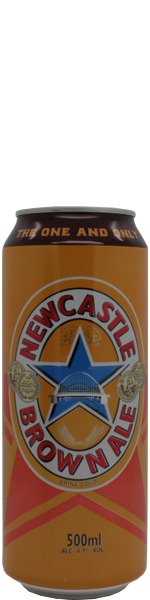 New Castle brown ale - blik