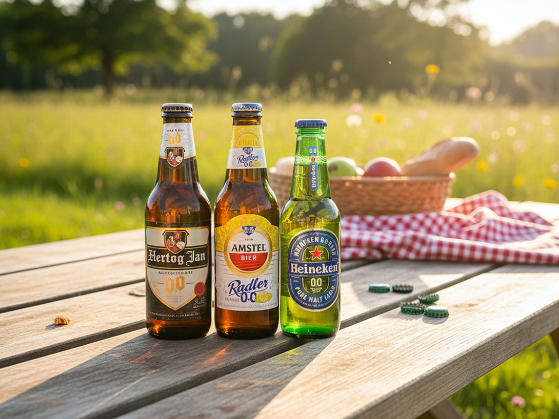 Alcoholvrije bieren in het zonnetje