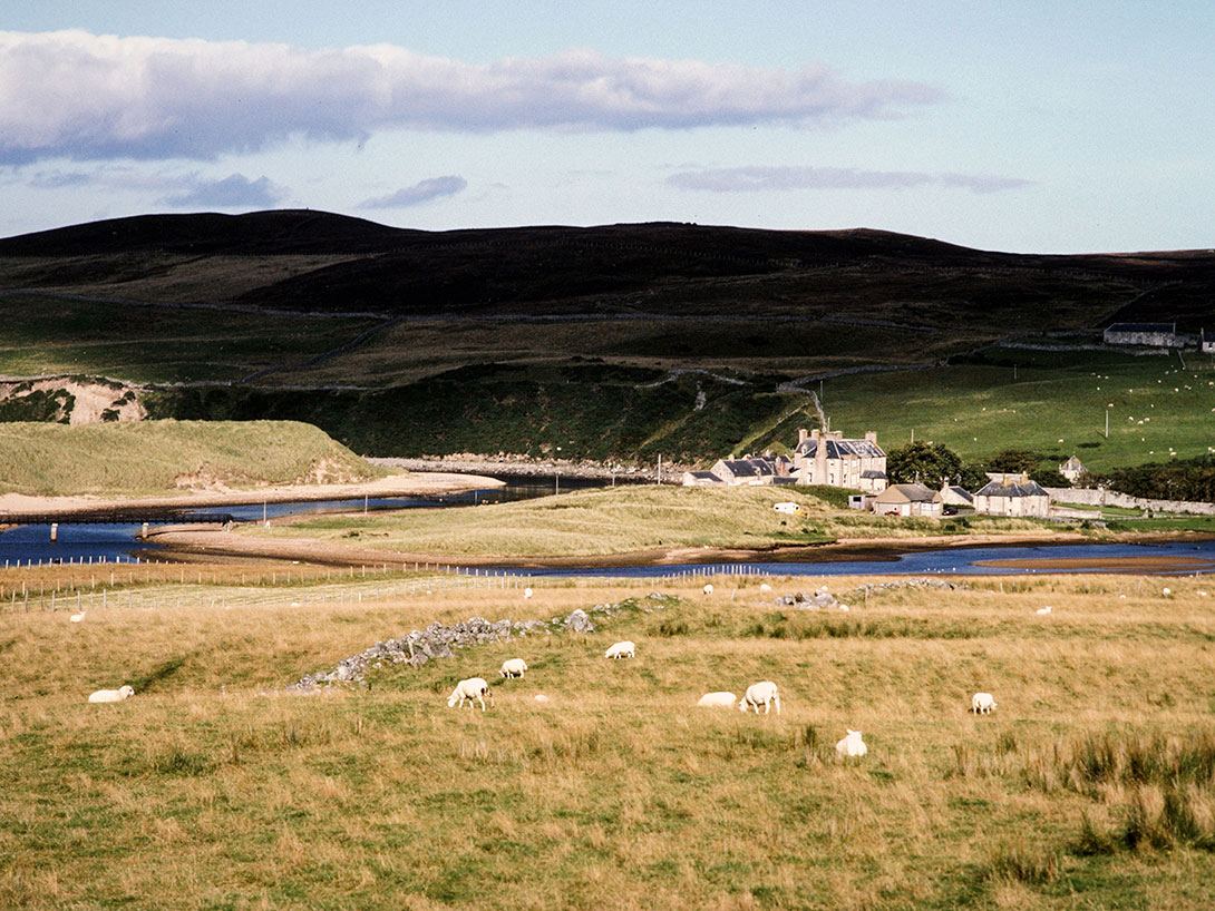 Het landschap in Schotland