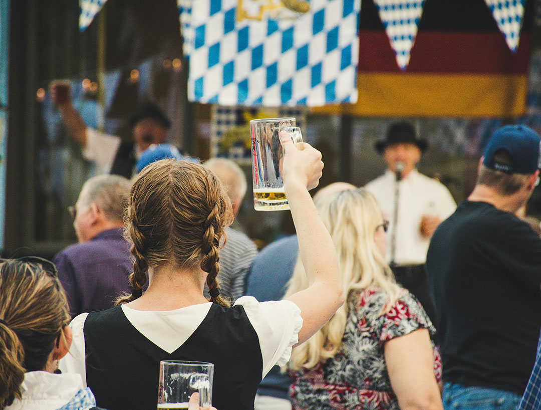 Duits oktoberfest bij Burg Bieren