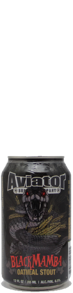 Aviator Black Mamba Oatmeal Stout - blik