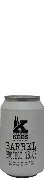Kees Barrel Project 18.08 - barley wine glenn rothes ba - blik