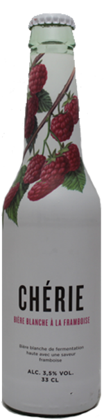 Chérie Bière Blanche à la Framboise