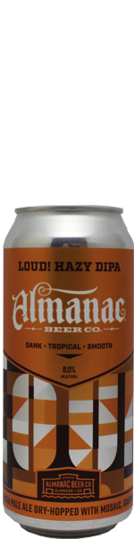 Almanac LOUD! Hazy DIPA - blik
