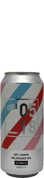 Bad 05_18 Off-Tempo Milkshake IPA - blik