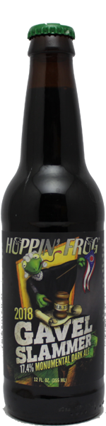 Hoppin' Frog Gavel Slammer Monumental Dark Ale 2018