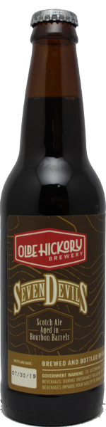 Olde Hickory Seven Devils - bourbon ba scotch ale