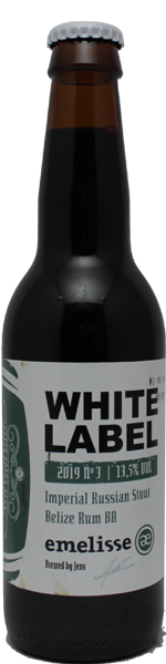 Emelisse White Label 2019 Nr. 3 Imperial Russian Stout Belize Rum BA