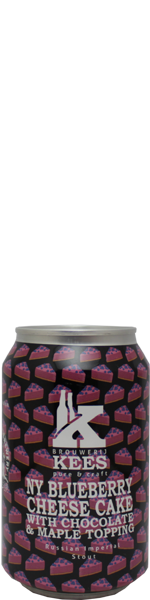 Kees NY Blueberry Cheese Cake with Chocolate & Maple Topping - blik