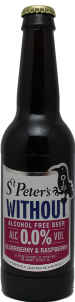 St Peters Without Elderberry And Raspberry - alcoholvrij