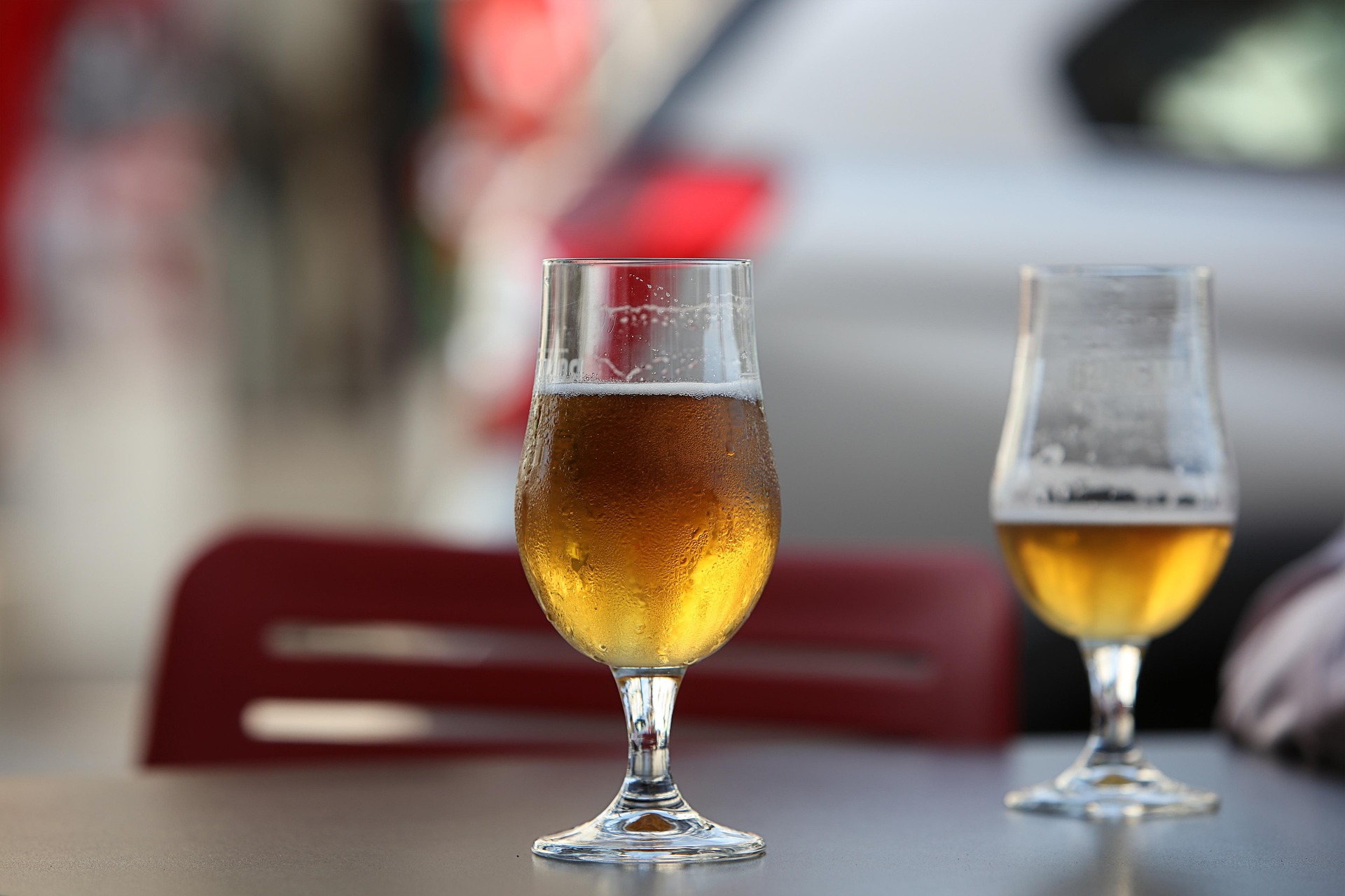 Blond bieren op tafel | Burg Bieren
