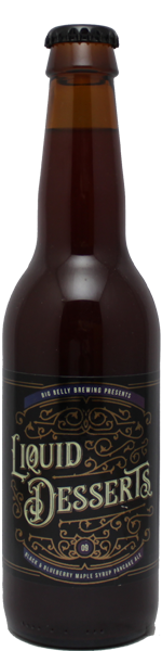 Big Belly Liquid Desserts 09 Black & Blueberry Maple Syrup Pancake Ale
