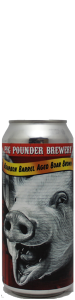 Pig Pounder Bourbon Barrel Aged Boar Brown - blik