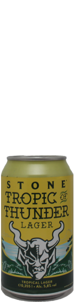 Stone Tropic of Thunder Lager - blik