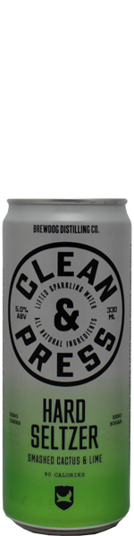 Brewdog Clean & Press Hard Seltzer - smashed cactus & lime - blik
