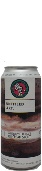 Untitled Art Zanzibar Chocolate Ice Cream Stout - blik