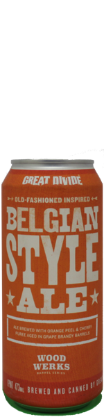 Great Divide Wood Werks Barrel Series Belgian Style Ale - blik