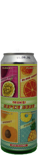 Stamm 4 In 1 Super Sour - blik