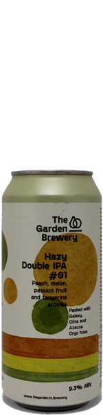 Garden Brewery Hazy Double IPA #01 - blik