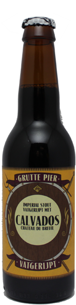 Grutte Pier Imperial Stout Vatgerijpt met Calvados