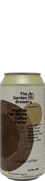 Garden Brewery Imperial Flat White Coffee Porter - blik
