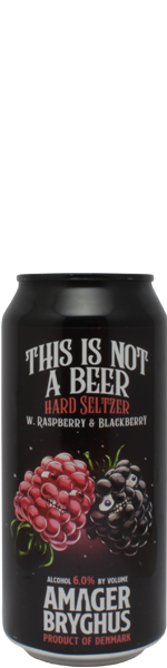 Amager This Is Not A Beer: Hard Seltzer: Raspberry & Blackberry - blikthe l