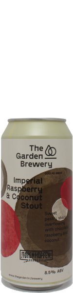 Garden Brewery Imperial Raspberry & Coconut Stout - blik