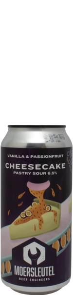 Moersleutel Vanilla & Passionfruit Cheesecake - blik