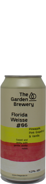 Garden Brewery Florida Weisse #06 - Pineapple, Pink Grapefruit & Vanilla - blik