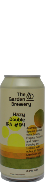 Garden Brewery Hazy Double IPA #04 - blik