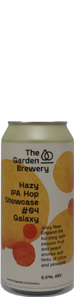 Garden Brewery Hazy IPA Hop Showcase #04 Galaxy - blik
