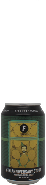 Frontaal 6th Anniversary Stout - blik