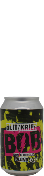 Bliksem Blitzkrieg BOB - non alcoholic blond - blik
