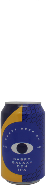 Coast Beer Sabro Galaxy DDH IPA -  alcoholvrij - blik