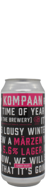 Kompaan Märzen - Lager Tales - blik