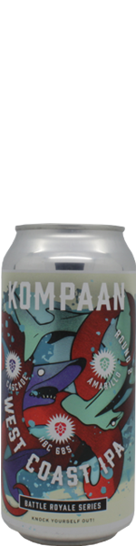 Kompaan West Coast IPA Battle Royale Round 2 - blik