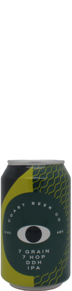 Coast Beer 7 Grain 7 Hop DDH IPA - alcoholvrij- blik