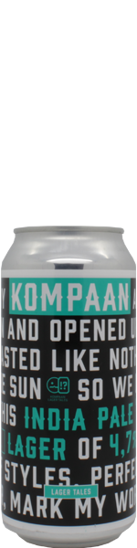 Kompaan India Pale Lager - Lager Tales - blik