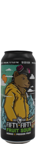 Deer Bear FIFTY FIFTY - Mango & Passionfruit - blik