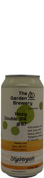 Garden Brewery Hazy Double IPA #07 - blik