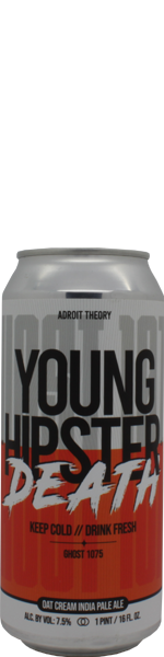 Adroit Theory Young Hipster Death (Ghost 1075) - blik