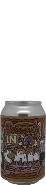 Amundsen Dessert In A Can - Mocha Ice Cream Fudge Cake - blik