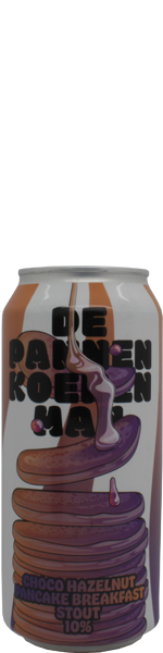 De Man De Pannenkoekenman - Choco Hazelnut Pancake Breakfast Stout - blik
