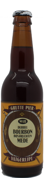Grutte Pier VATGERIJPT #28 DUBBEL BOURBON BOSVRUCHTEN MEDE