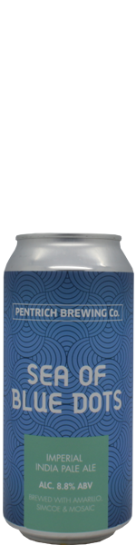 Pentrich Sea of Blue Dots - blik