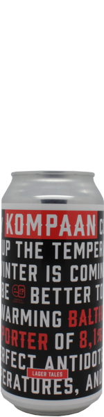 Kompaan Lager Tales Baltic Porter - blik