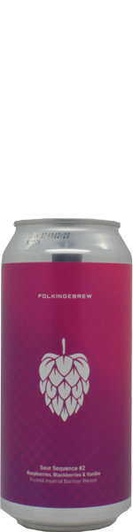 Folkingebrew Sour Sequence #2: Raspberries, Blackberries & Vanilla - blik