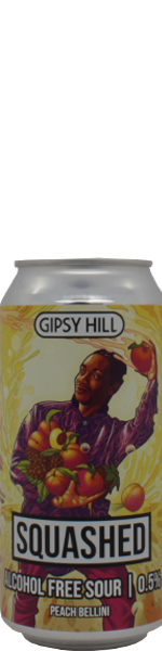 Gipsy Hill Squashed: Peach Bellini - alcohol free - blik